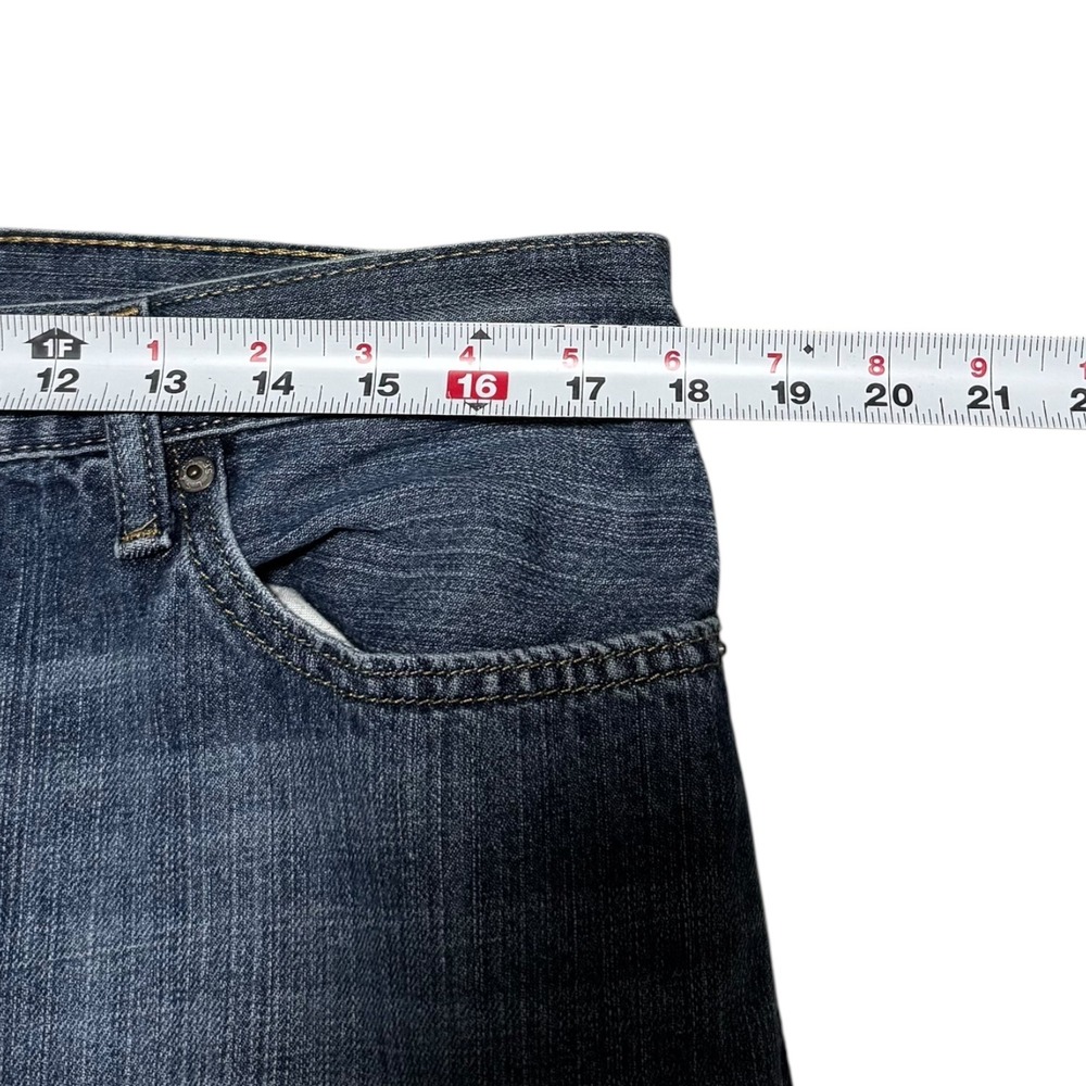 Levi's 514 Slim Straight Medium Wash 100% Cotton Denim Jeans Men's 36x30 - Picture 7 of 10